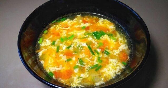 sup telur untuk gout
