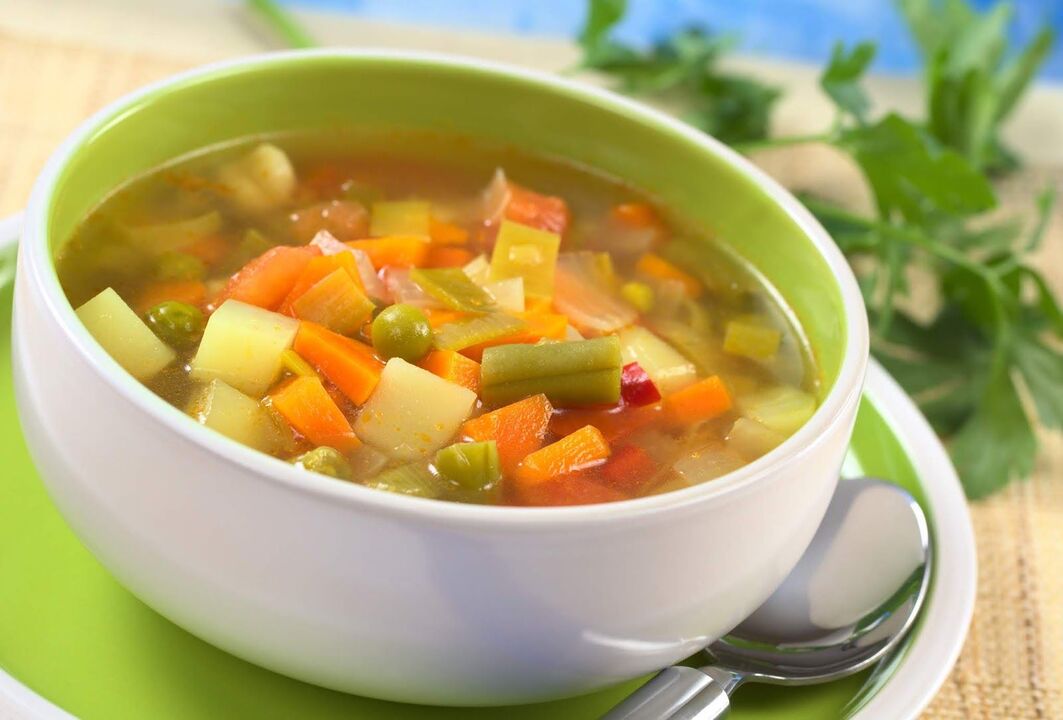 sup sayuran untuk penurunan berat badan